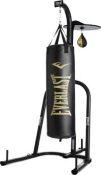 Dual station cheap heavy bag stand