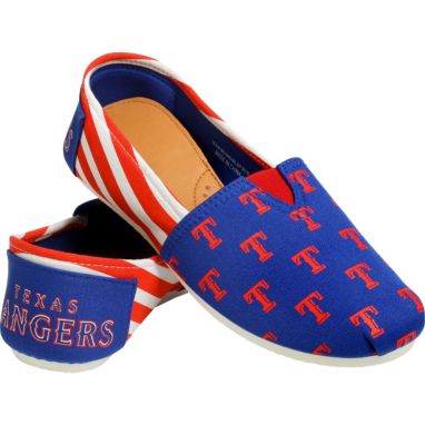 sorry, FOCO Texas Rangers Striped Canvas Shoes is currently out of stock
