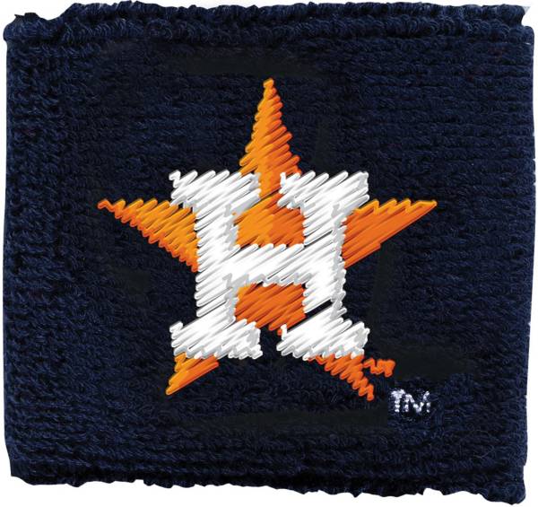 Franklin Houston Astros Black 2.5” Wristbands DICK'S Sporting Goods