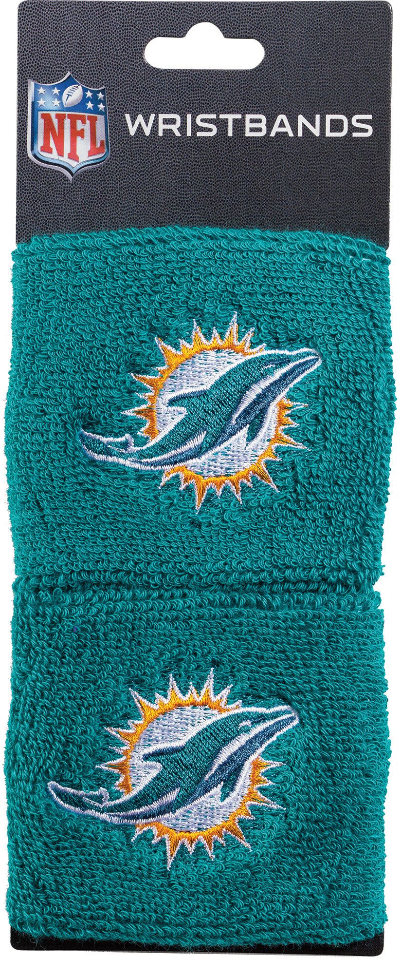 Franklin Miami Dolphins Embroidered Wristbands product image