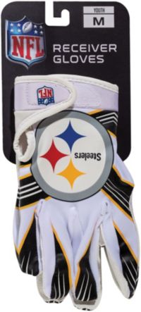 Steelers football sales gloves youth