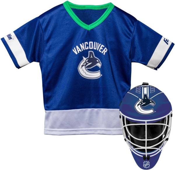 Franklin Vancouver Canucks Goalie Uniform Costume Set