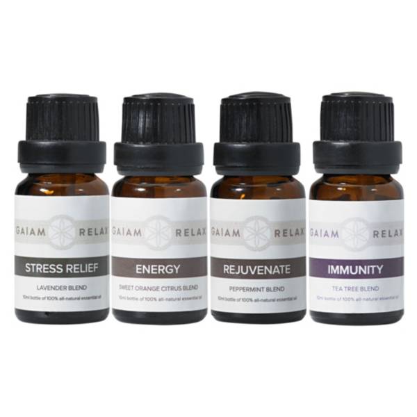Gaiam Relax Essential Oils 4-Pack product image