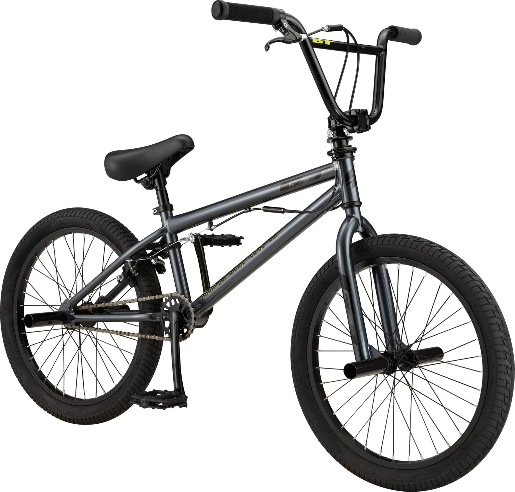 dark green bmx bike