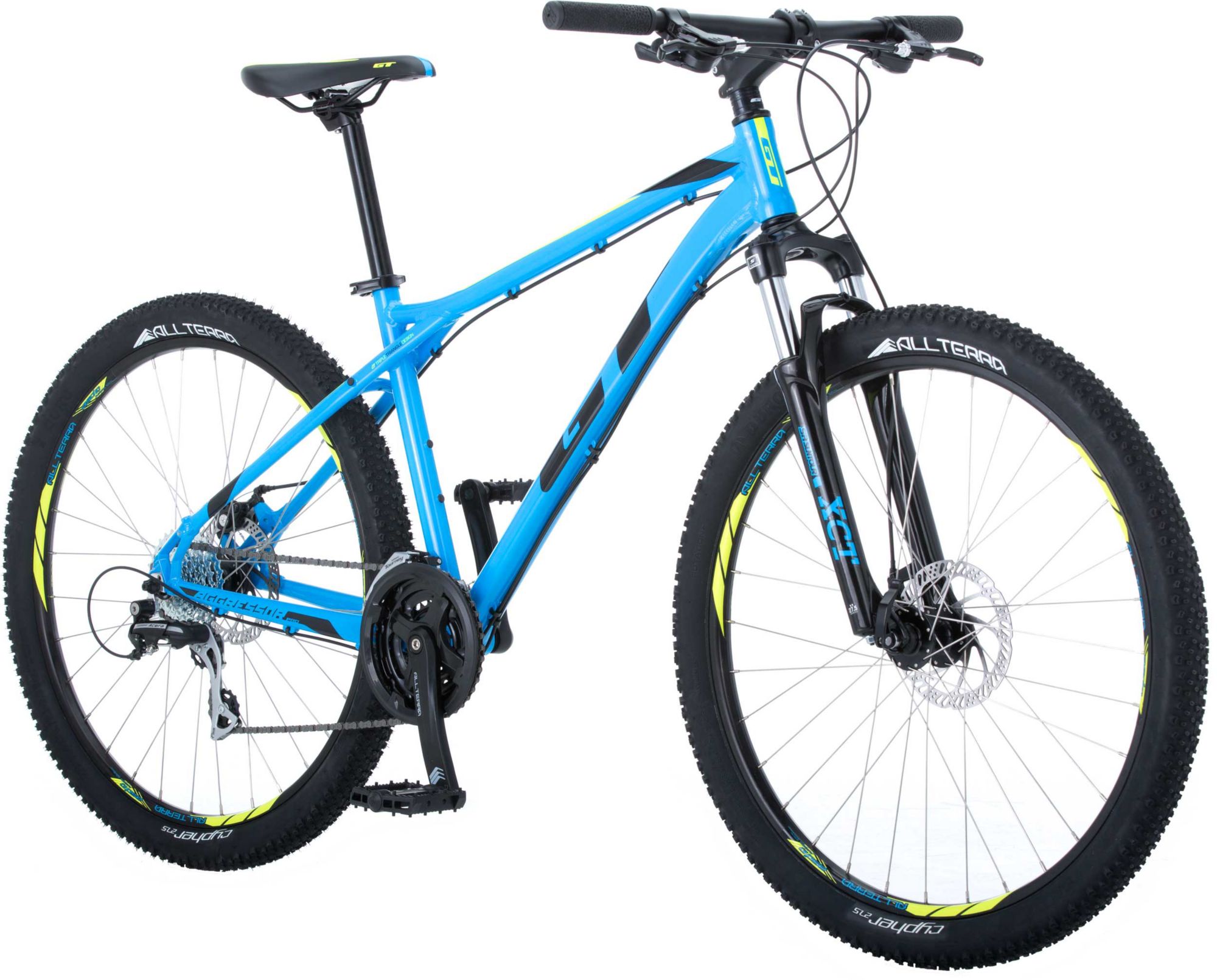 blue mens mountain bike