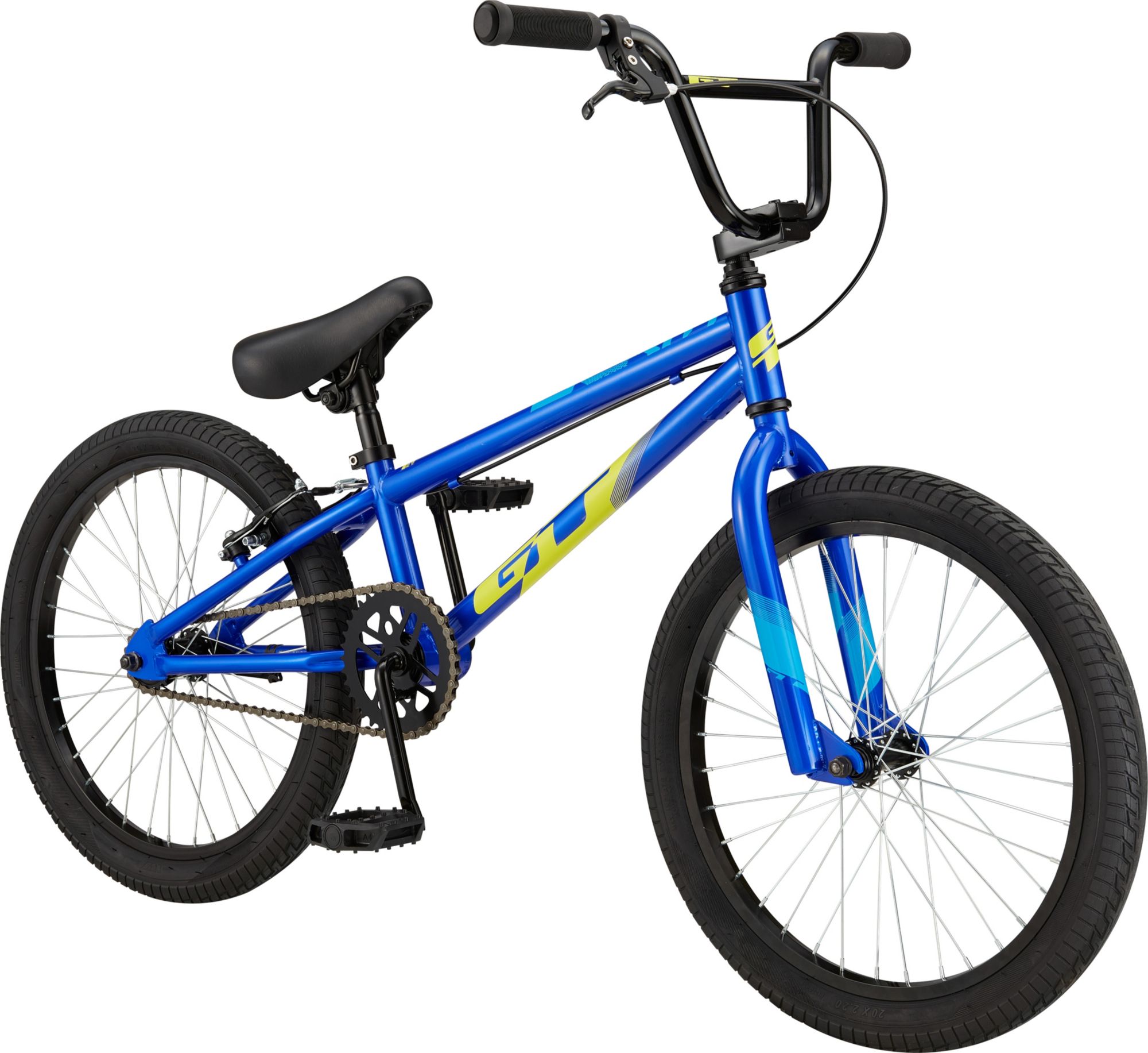 blue gt bmx bike