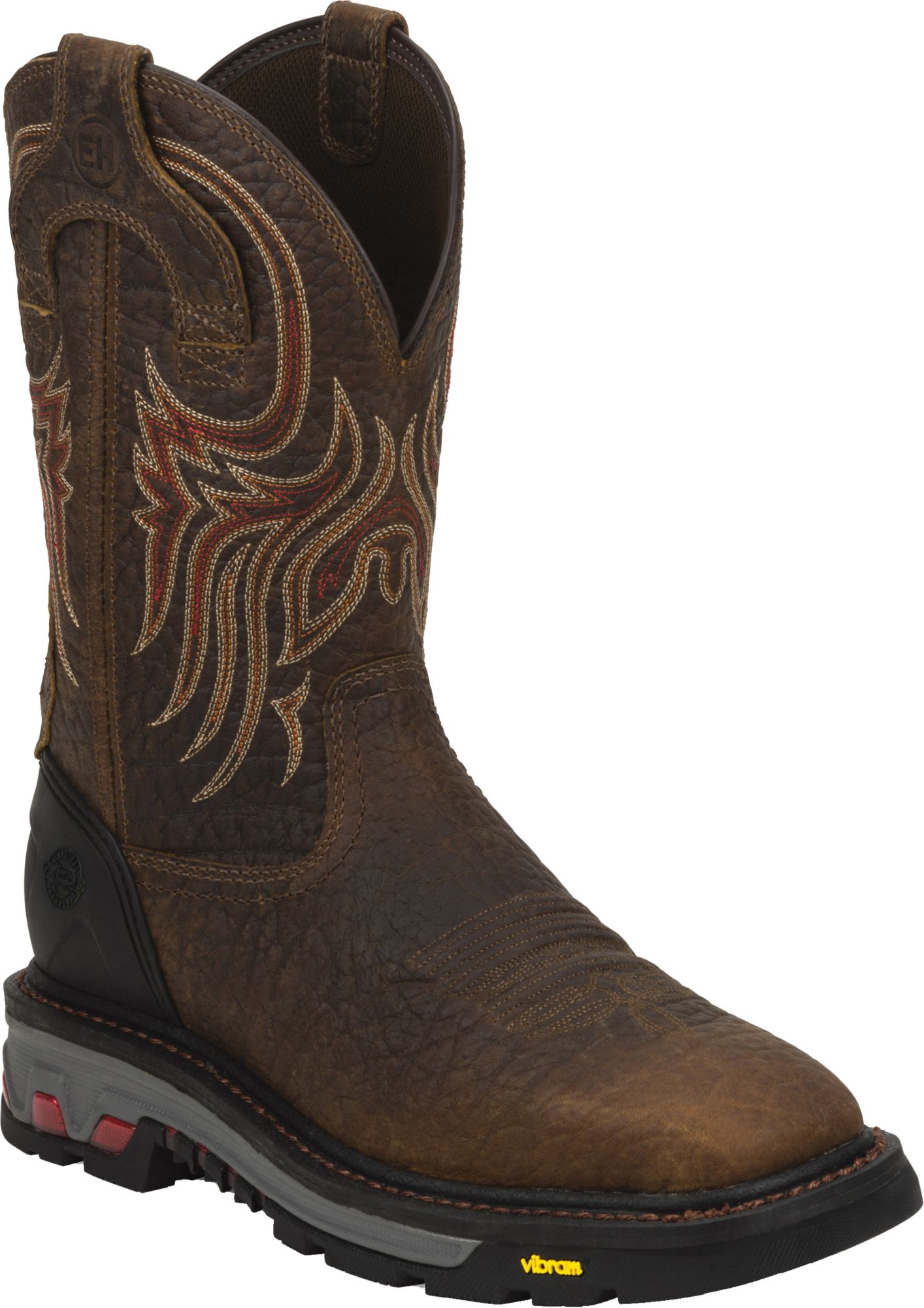 justin square toe composite boots