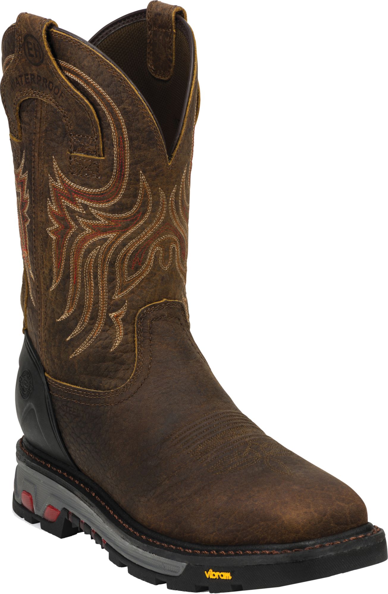justin boots square steel toe