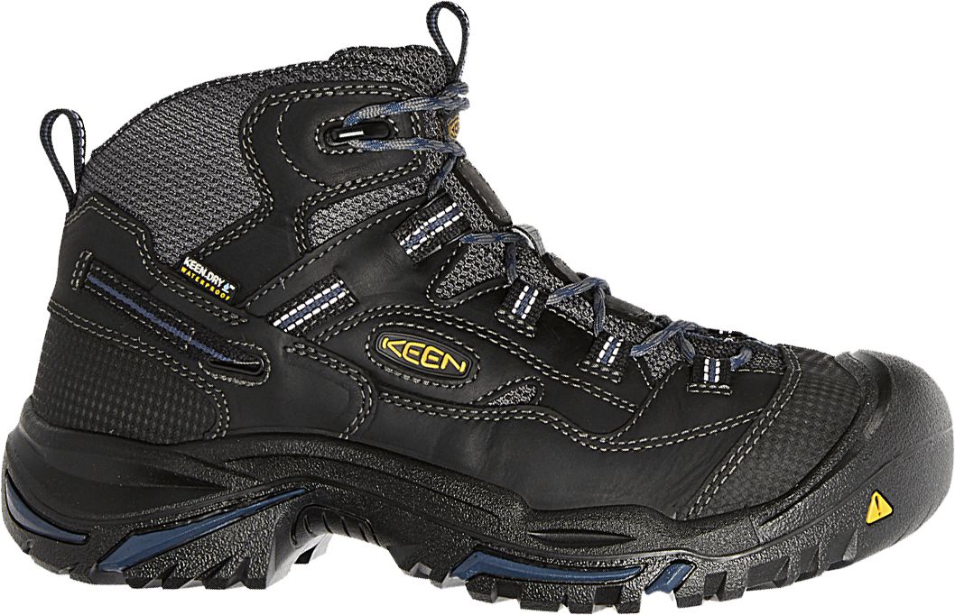 keen black work boots