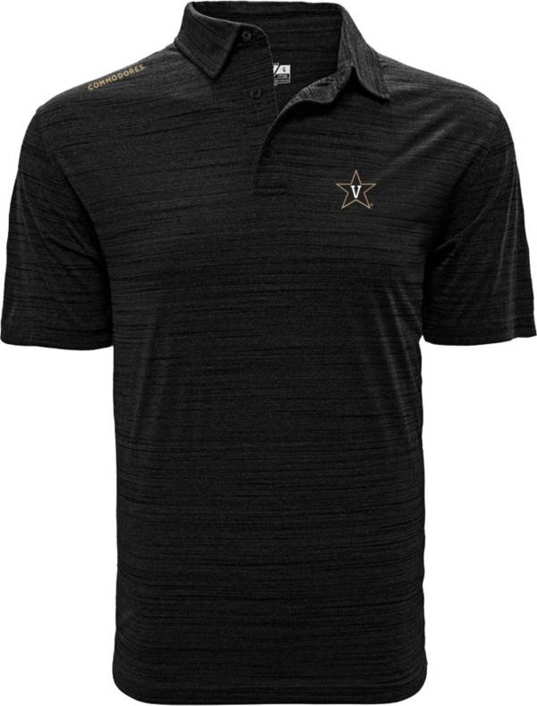 Levelwear Men's Vanderbilt Commodores Black Sway Polo