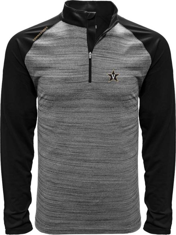 Levelwear Men's Vanderbilt Commodores Grey Vandal Quarter-Zip Shirt