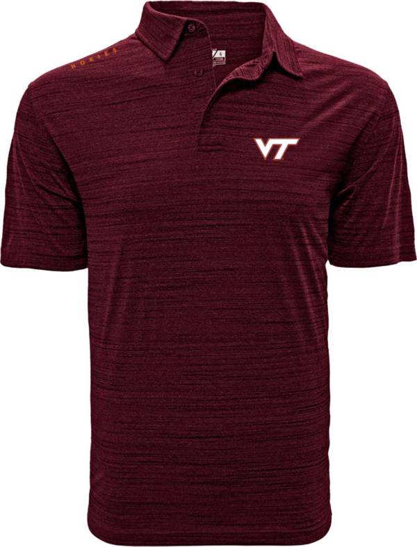 Levelwear Men's Virginia Tech Hokies Maroon Sway Polo