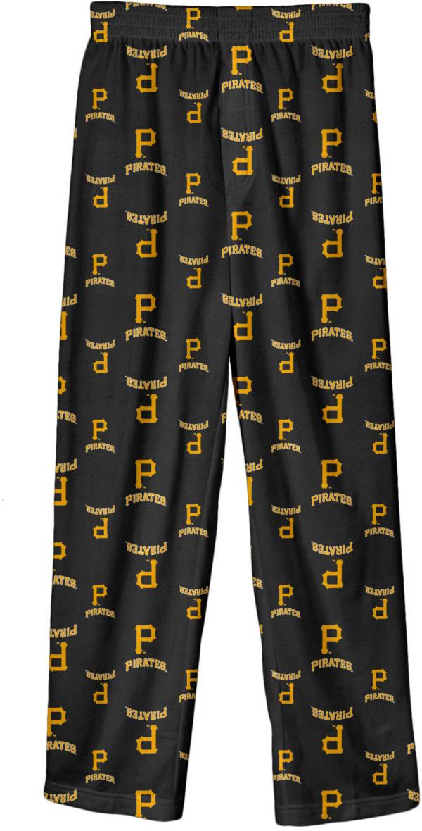 Majestic Youth Pittsburgh Pirates Team Logo Pajama Pants
