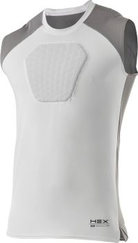 McDavid 7932 Youth Hex 5Pad Sleeveless Shirt Charcoal XLarge * Want to know  more, click on the image.