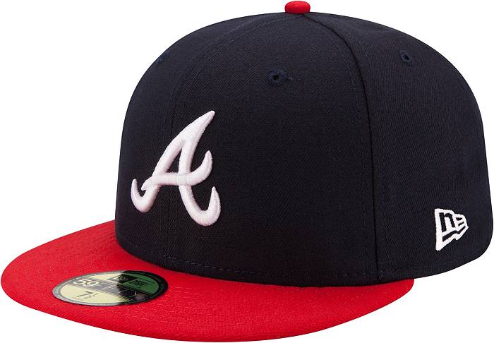 New Era Atlanta Braves 59FIFTY Authentic Collection Hat Navy/Red 8
