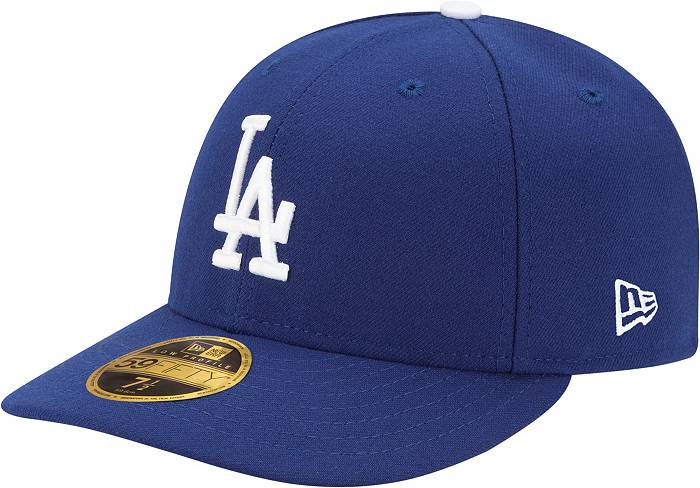 New Era Men's Los Angeles Dodgers 59Fifty Game Royal Low Crown Authentic Hat