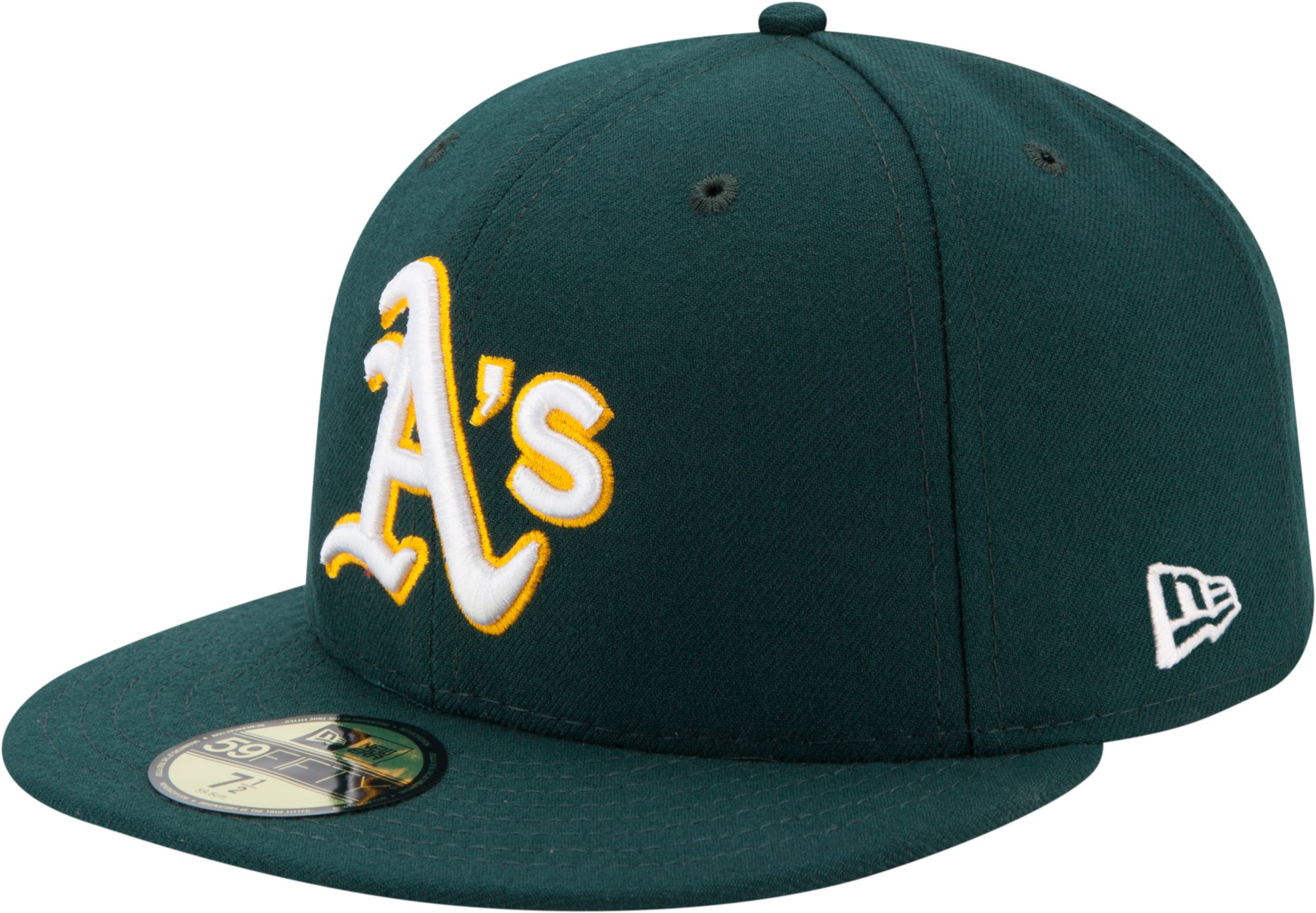 New Era Adult Athletics 59Fifty Road Green Authentic Hat product image