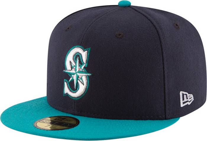 New Era Men's Seattle Mariners 59Fifty Alternate Navy Authentic Hat