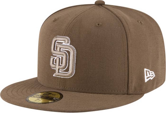 New Era Men's San Diego Padres 59Fifty Alternate Brown Authentic Hat