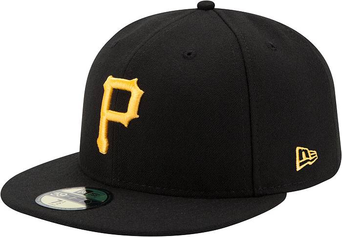 New Era Men's Pittsburgh Pirates 59Fifty Game Black Authentic Hat