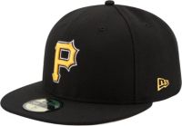 Men's New Era Alternate Pittsburgh Pirates Pillbox 59FIFTY Black Fitted Cap