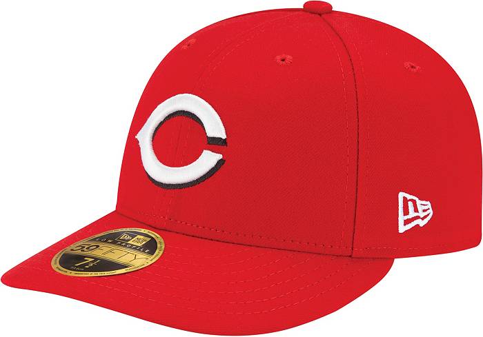 New Era Men's Cincinnati Reds 59Fifty Home Red Low Crown Authentic Hat