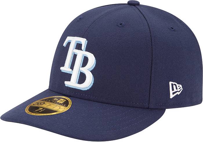 New Era Men's Tampa Bay Rays 59Fifty Game Navy Low Crown Authentic