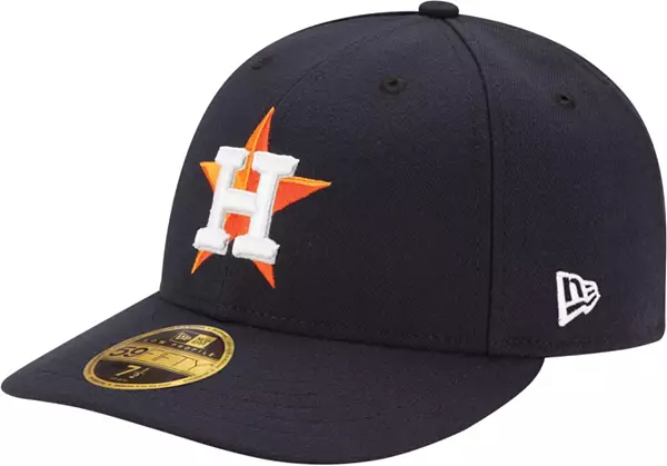 New Era Men's Houston Astros 59Fifty Home Navy Low Crown Authentic Hat