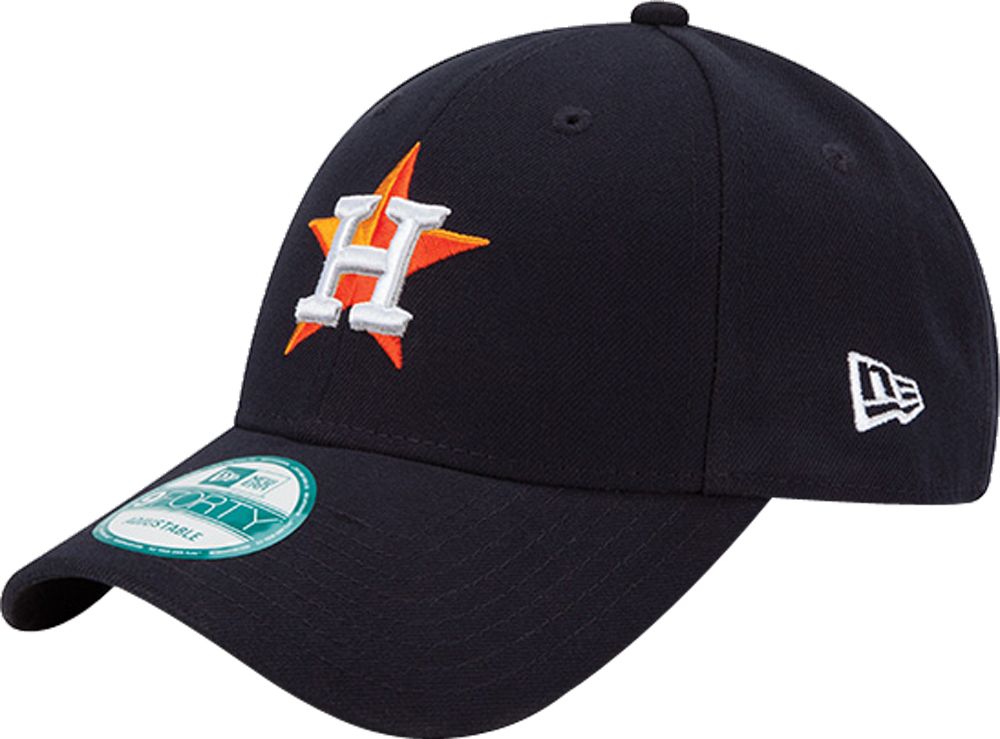 New Era Men's Houston Astros 9Forty Pinch Hitter Navy Adjustable Hat