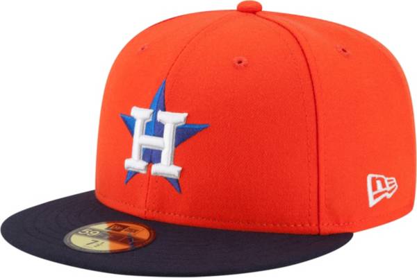 New Era Men's Houston Astros 59Fifty Alternate Orange Authentic