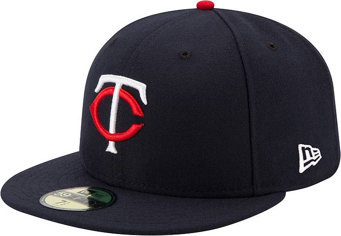 New Era Men's Minnesota Twins 59Fifty Home Navy Authentic Hat