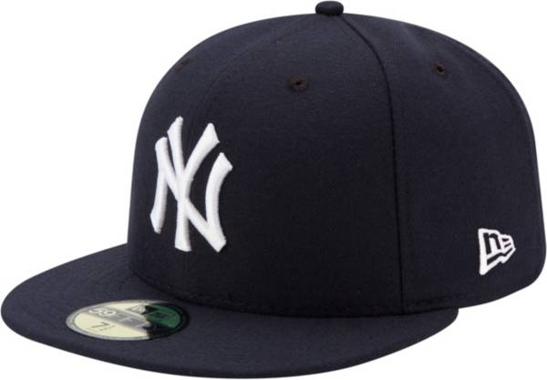 New Era Men's New York Yankees 59Fifty Game Navy Authentic Hat | Dick's  Sporting Goods