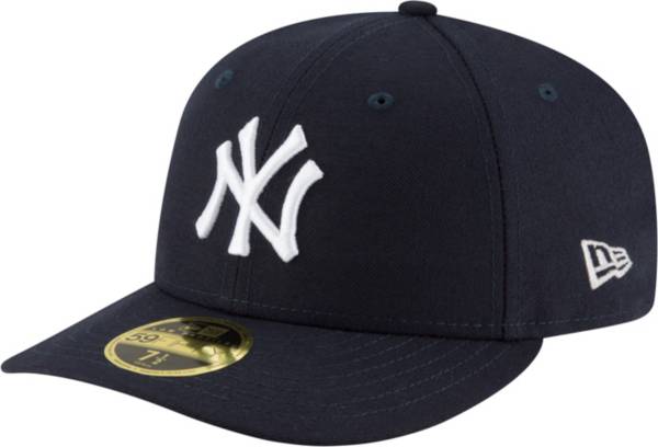 New Era Men's New York Yankees 59Fifty Game Navy Low Crown Authentic Hat Dick's Sporting Goods