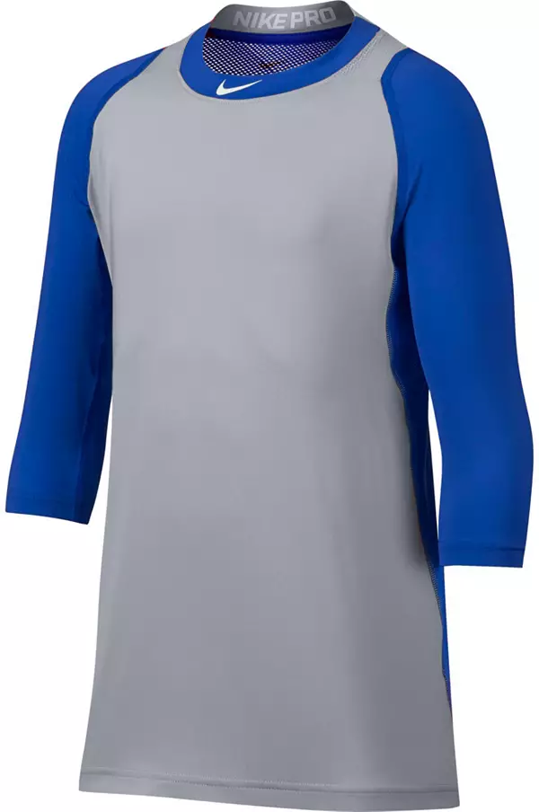 Nike Men's Pro Cool Reglan ¾-Sleeve Baseball Shirt