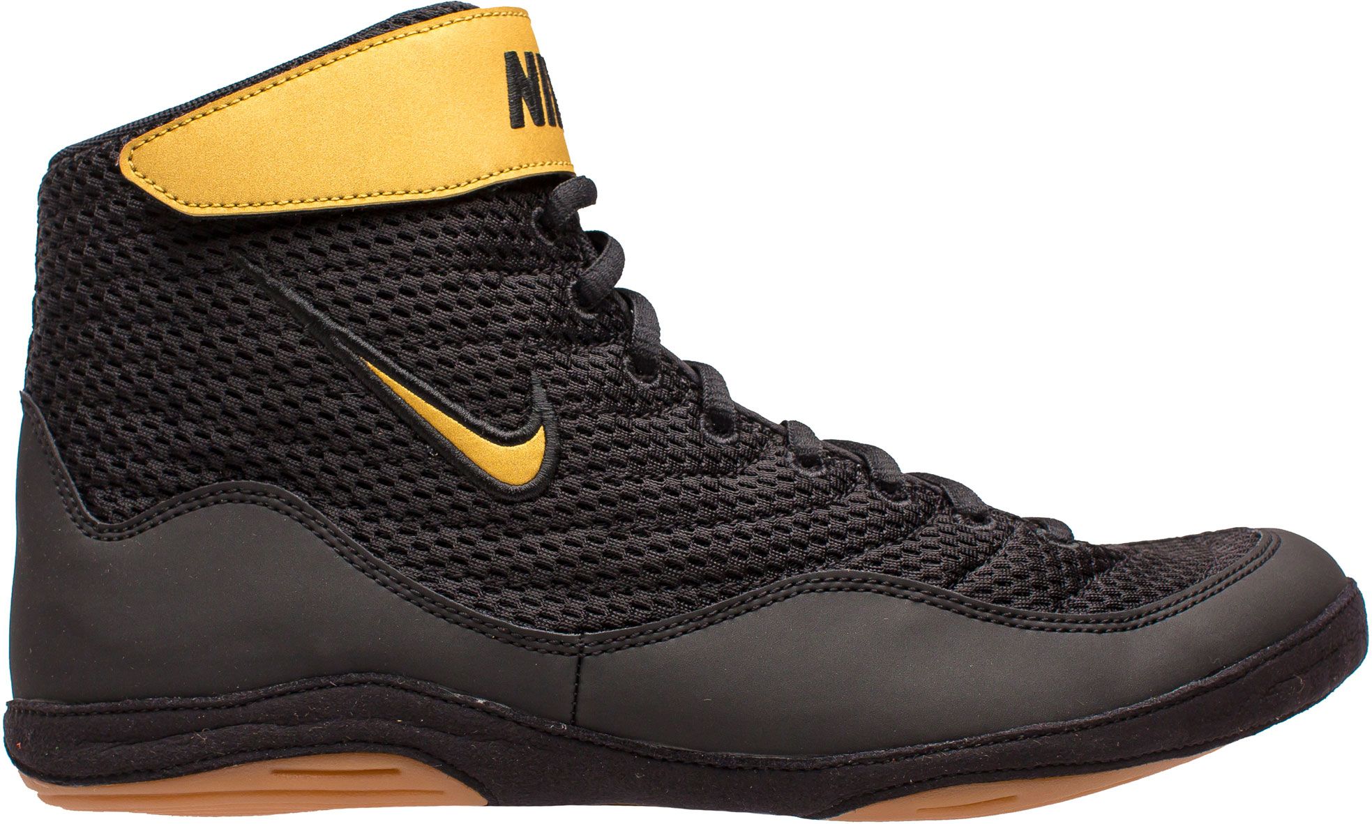 gold nike wrestling shoes