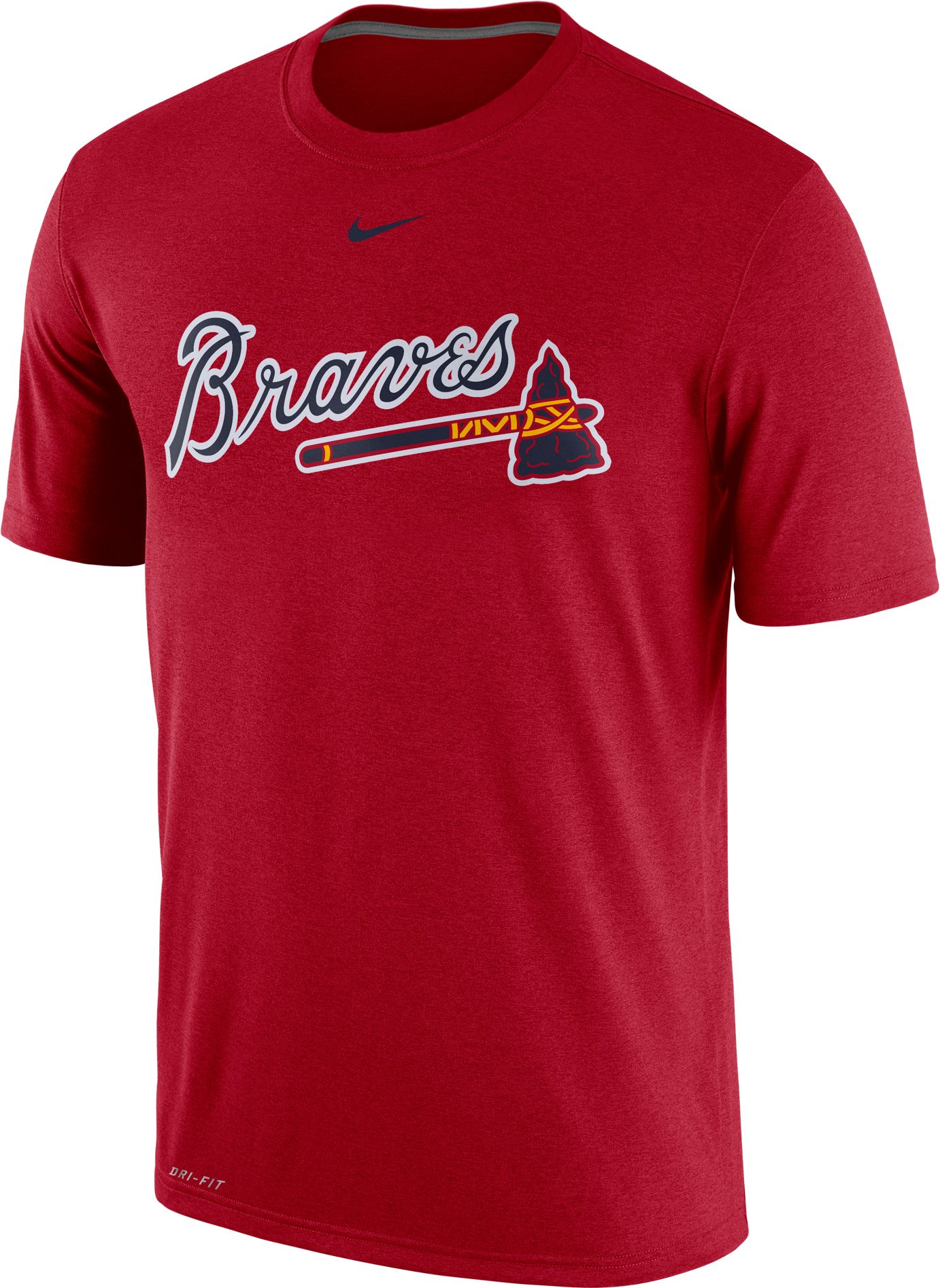 atlanta braves dri fit shirt