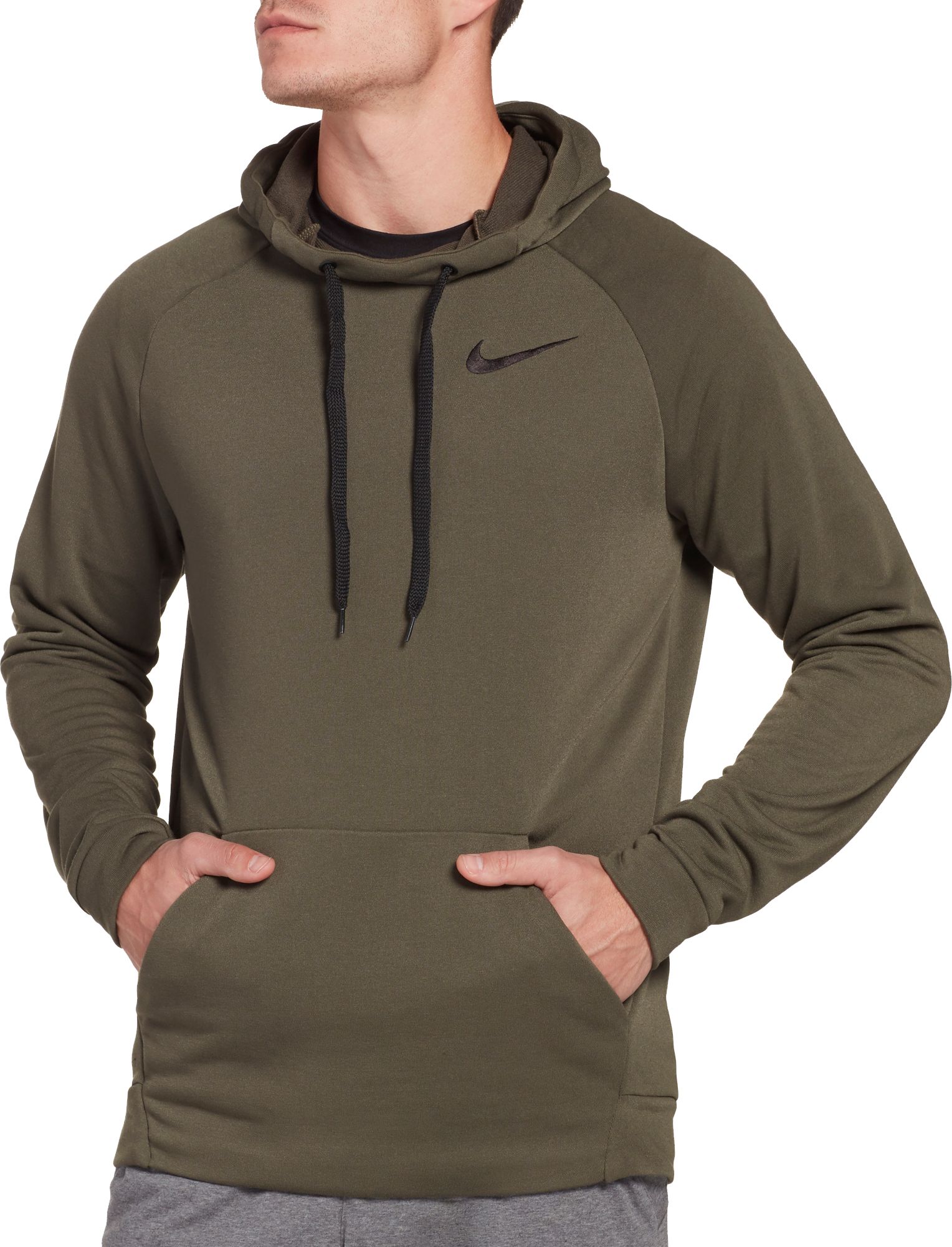 olive green polo hoodie