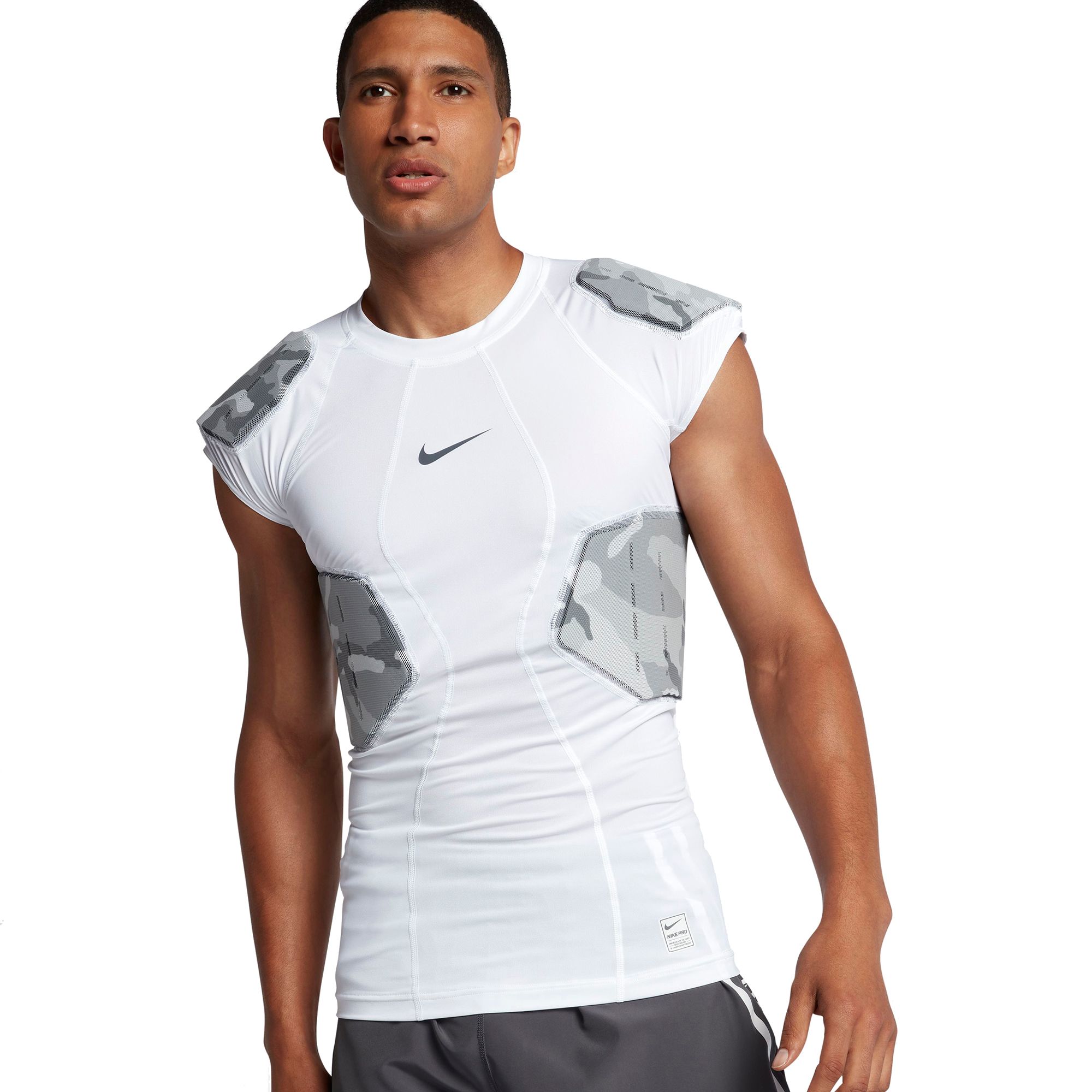 nike pro combat shirt padded