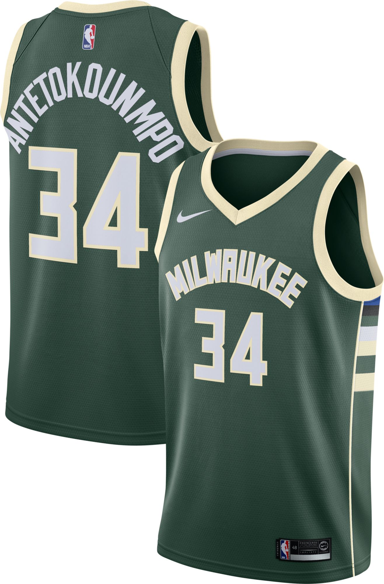 milwaukee bucks jersey nike