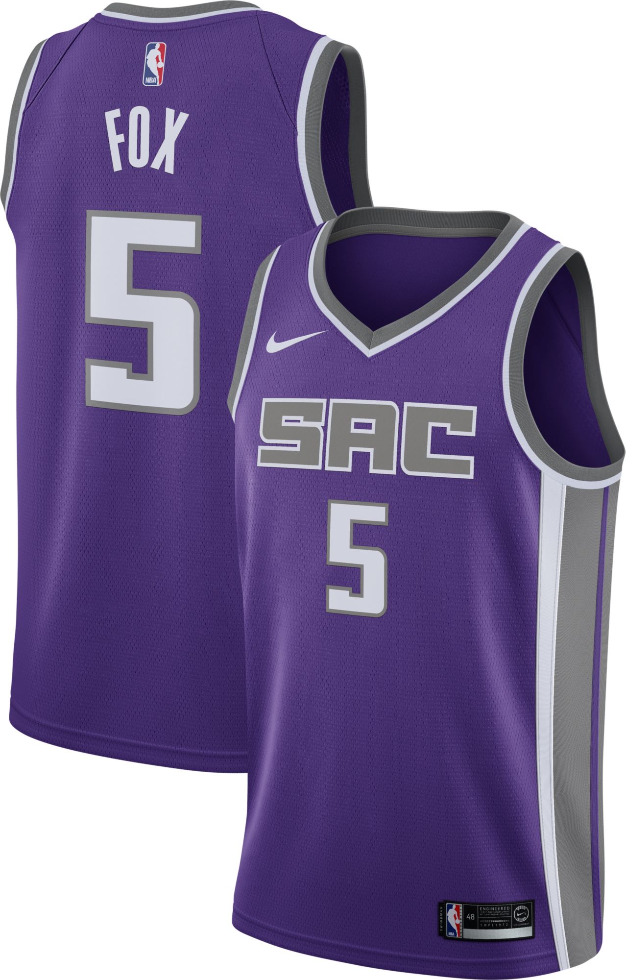 sacramento kings fox jersey