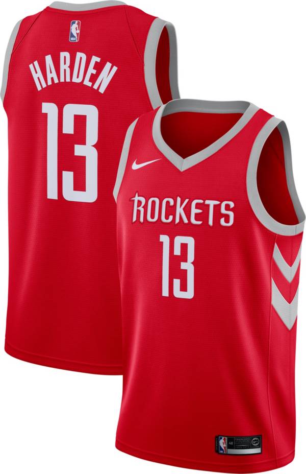 Nike Men's Houston Rockets James Harden #13 Red Dri-FIT Swingman Jersey