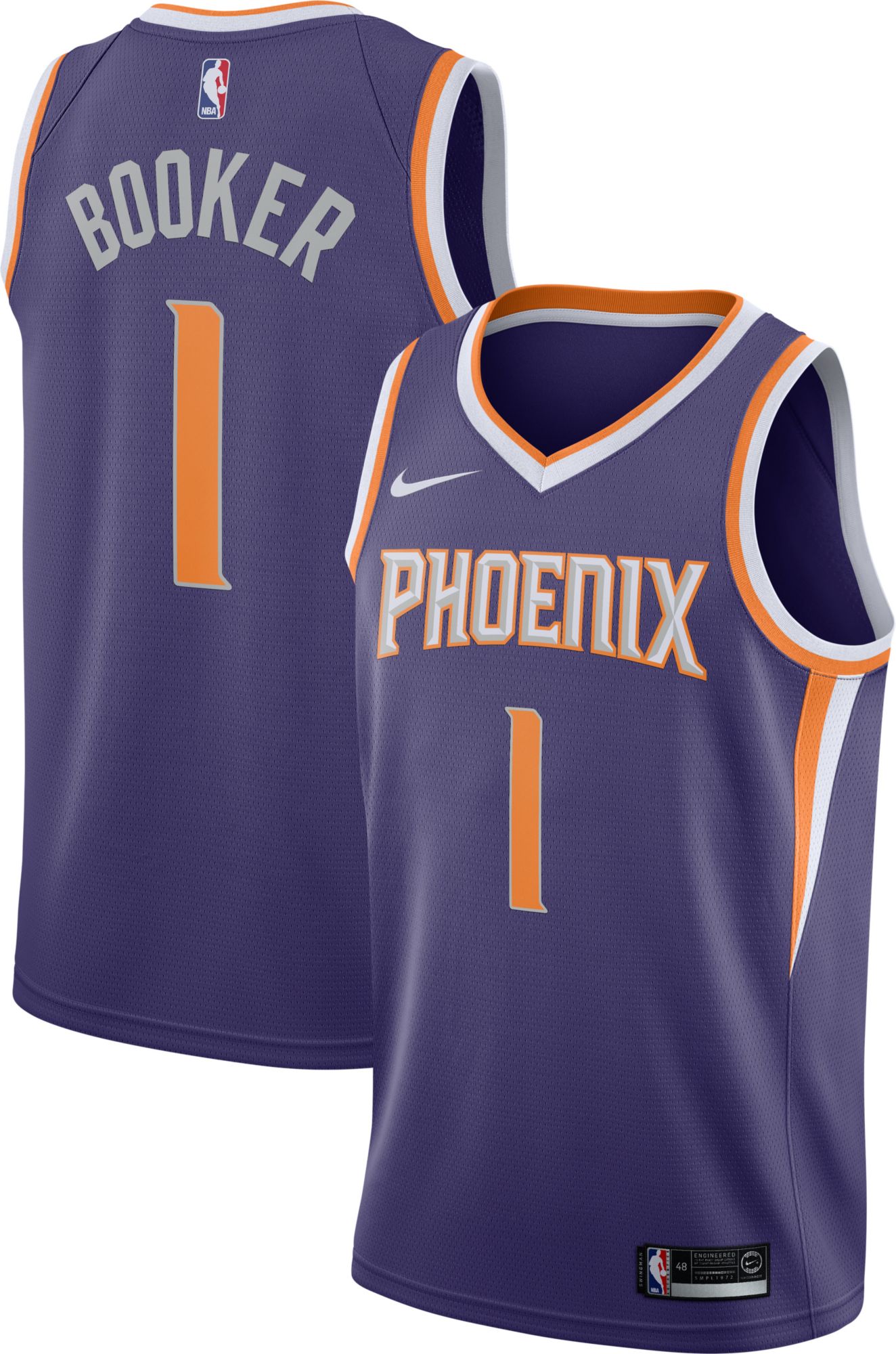 Nike Men's Phoenix Suns Devin Booker #1 