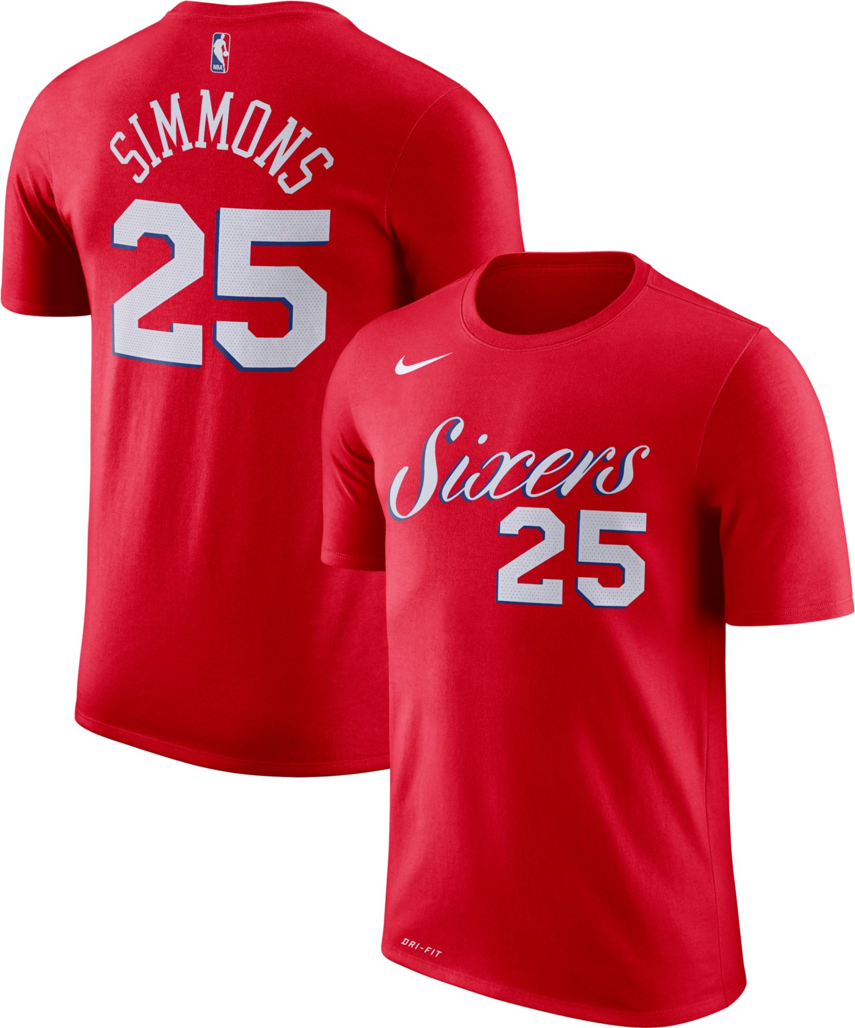 sixers t shirt jersey