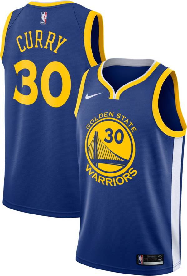 Stephen Curry Men/’s Golden State Warriors Royal #30 Jersey T-Shirt