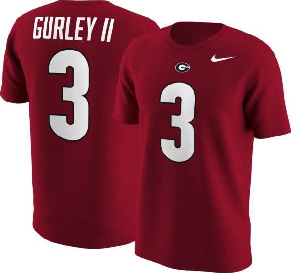 Nike Men's Georgia Bulldogs Todd Gurley #3 Red College Alumni T-Shirt