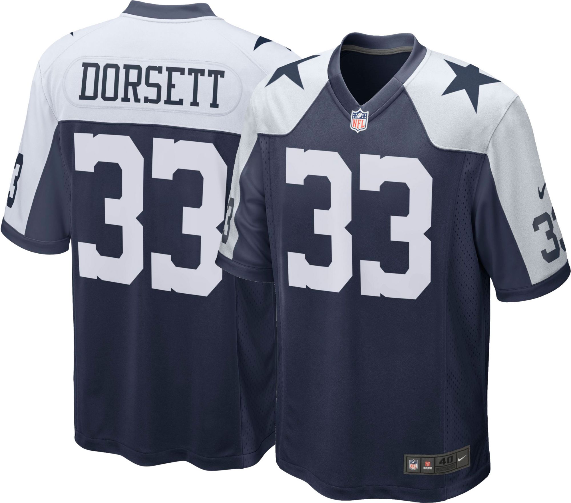 tony dorsett throwback jersey