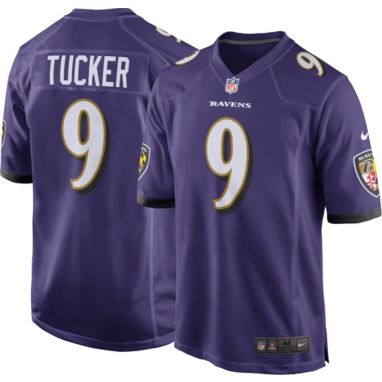 sorry, Nike Men's Baltimore Ravens Justin Tucker #9 Purple Game Jersey is currently out of stock