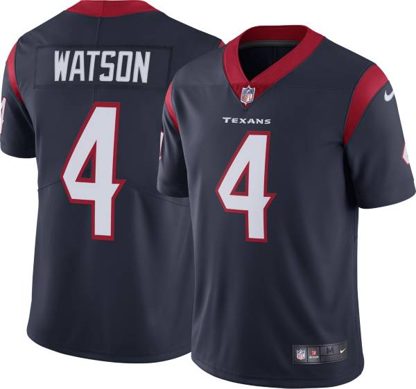 Nike Men's Houston Texans Deshaun Watson #4 Navy Limited Jersey