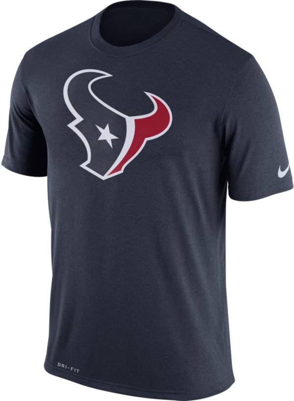 Nike Men's Houston Texans Legend Logo Performance Navy T-Shirt product image