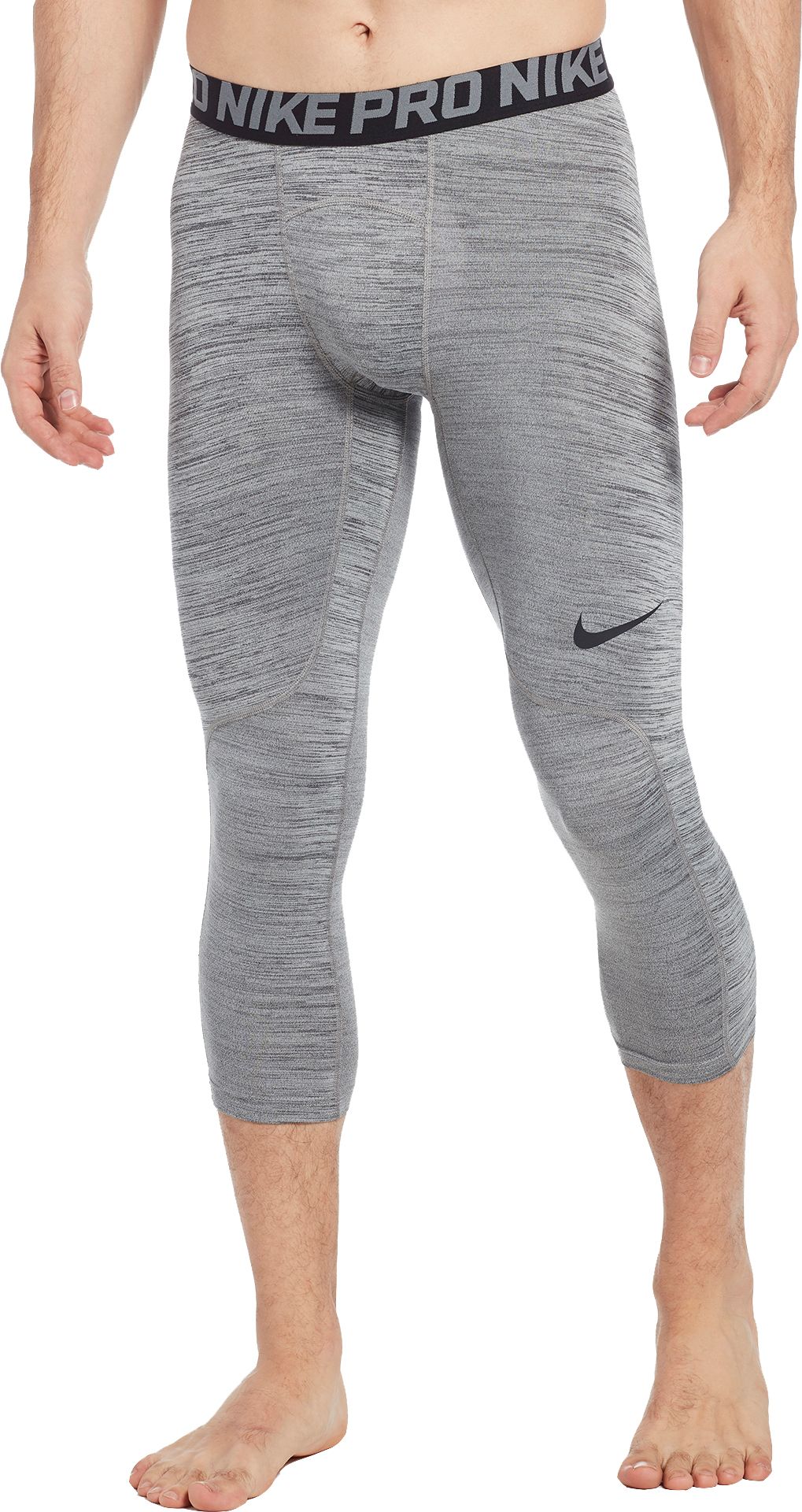 nike pro three quarter tights mens